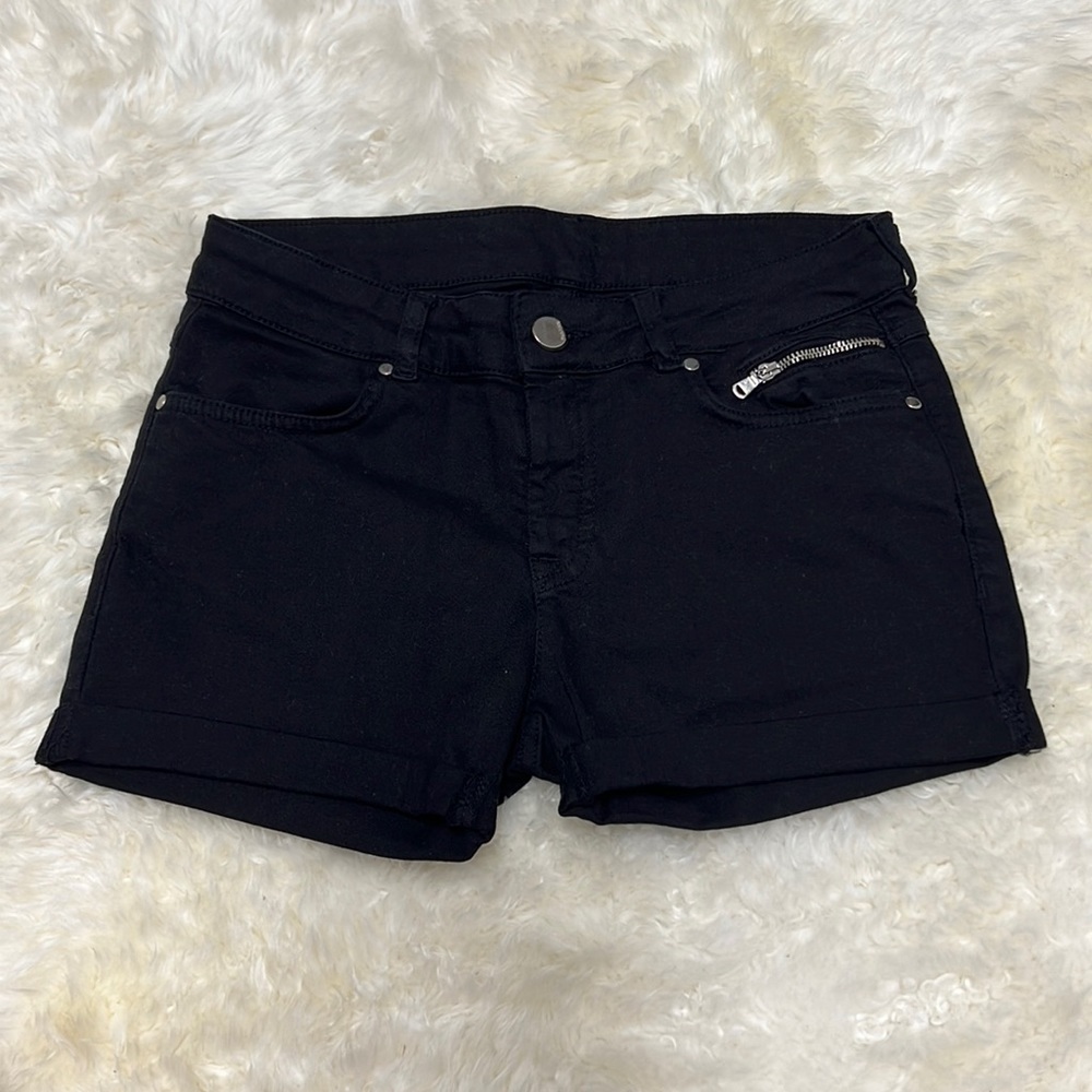 NWT - Fabrika Black Jean Shorts